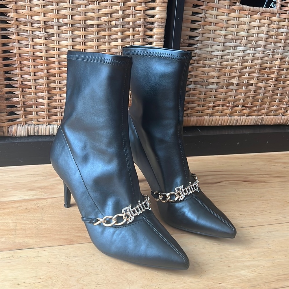 Juicy Couture ankle boots, size 9.